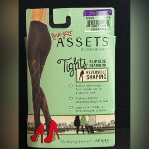 SPANX FLIPSIDE DIAMOND REVERSIBLE SHAPING Tights Black 5